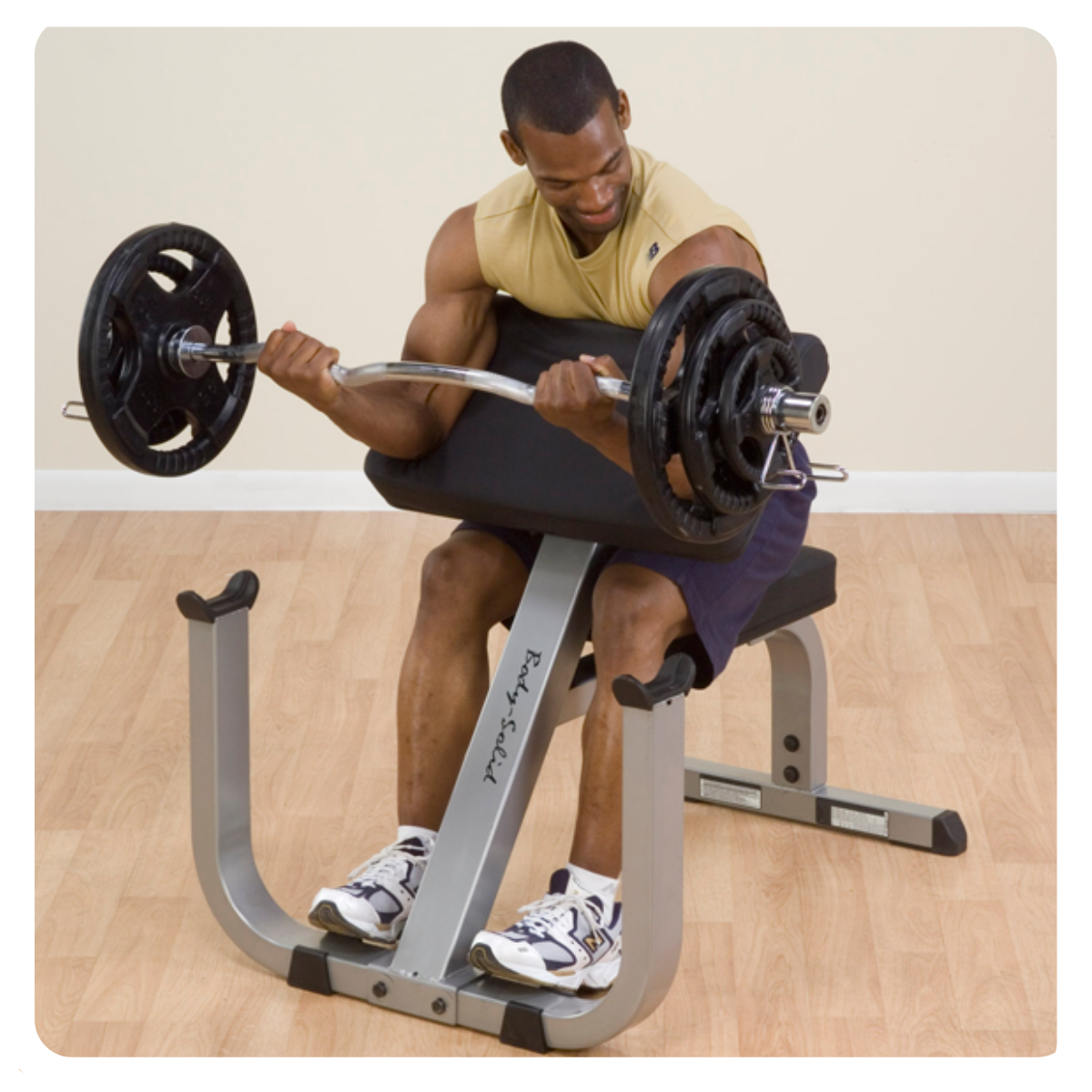 Body-Solid Commercial Preacher Curl Bench